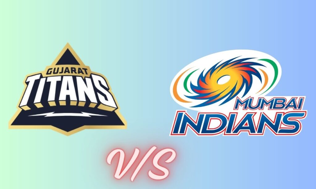 gujarat titans vs mumbai indians timeline