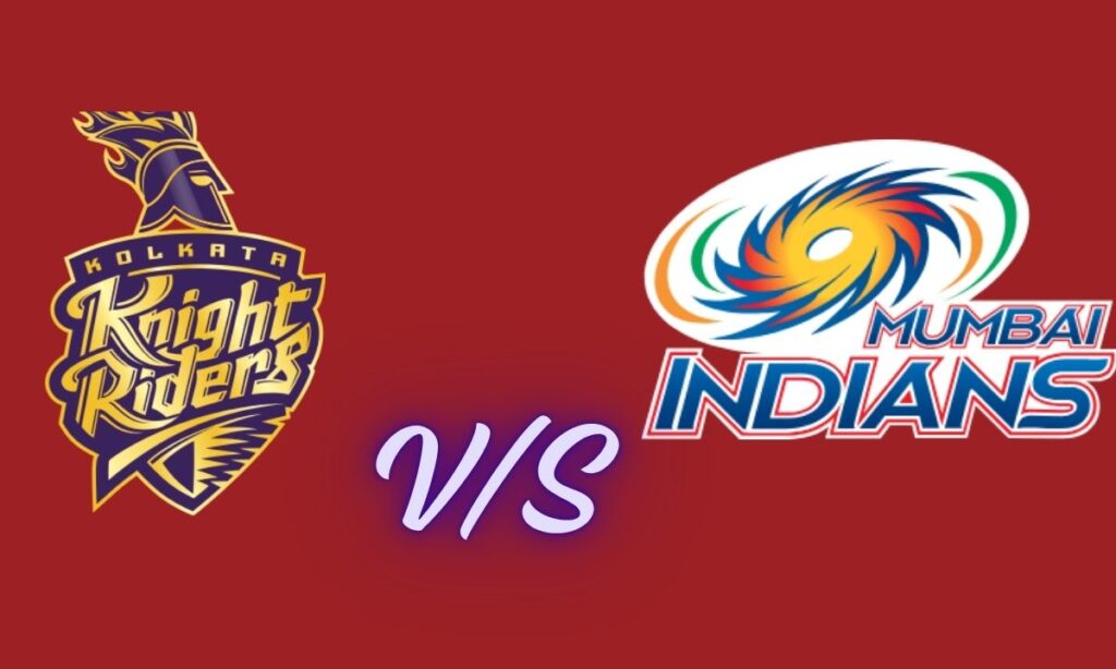 kolkata knight riders vs mumbai indians timeline