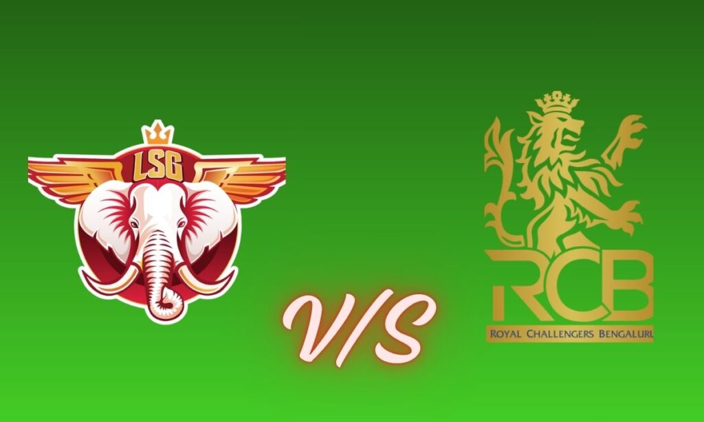 lucknow super giants vs royal challengers bengaluru timeline