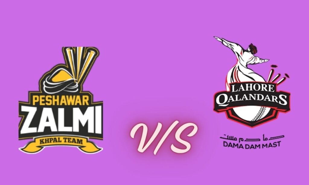 peshawar zalmi vs lahore qalandars timeline