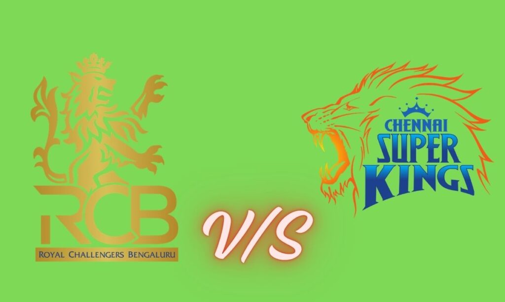 royal challengers bengaluru vs chennai super kings timeline