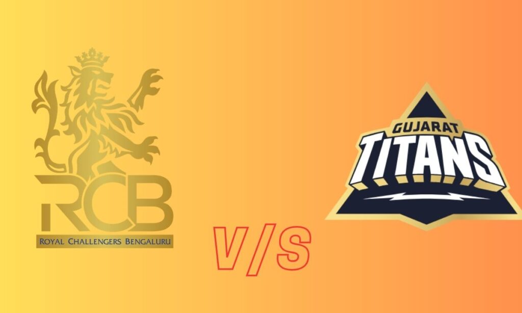 royal challengers bengaluru vs gujarat titans timeline