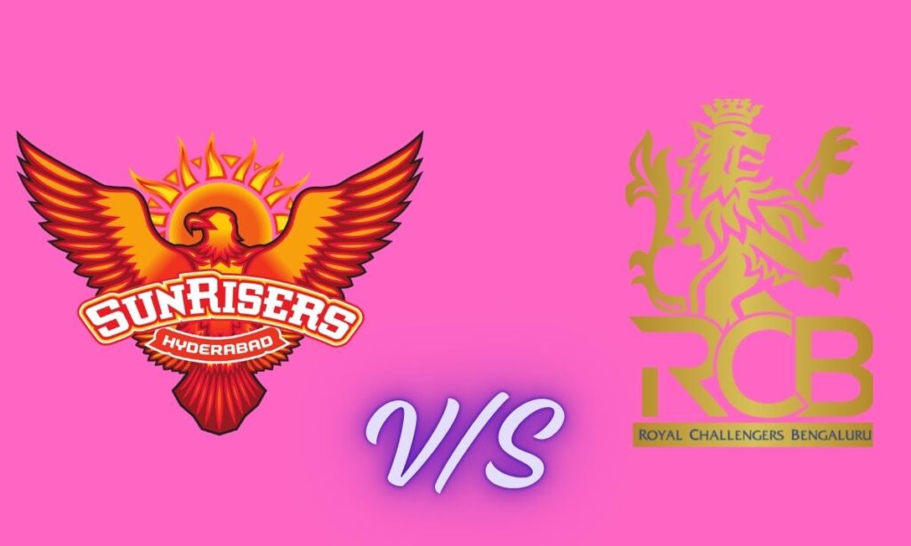 sunrisers hyderabad vs royal challengers bengaluru timeline