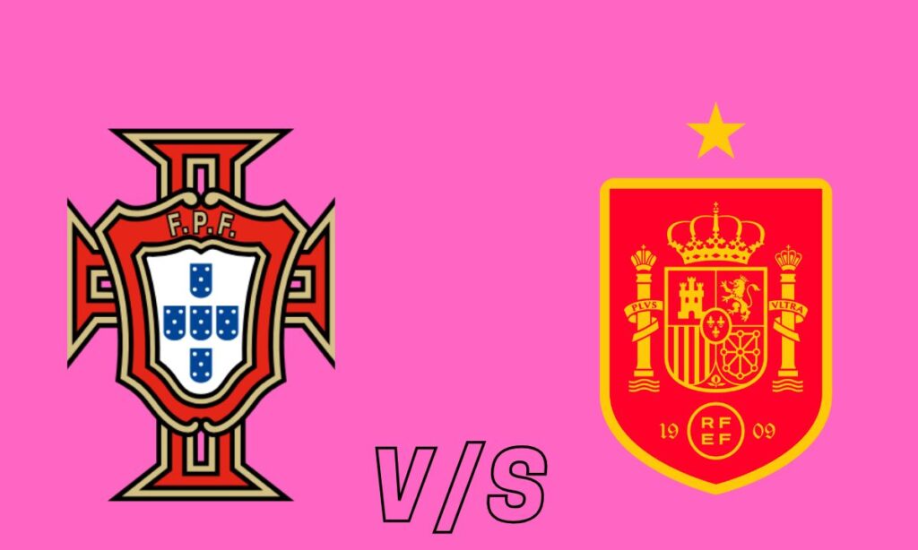 portugal national football team vs spain national football team timeline